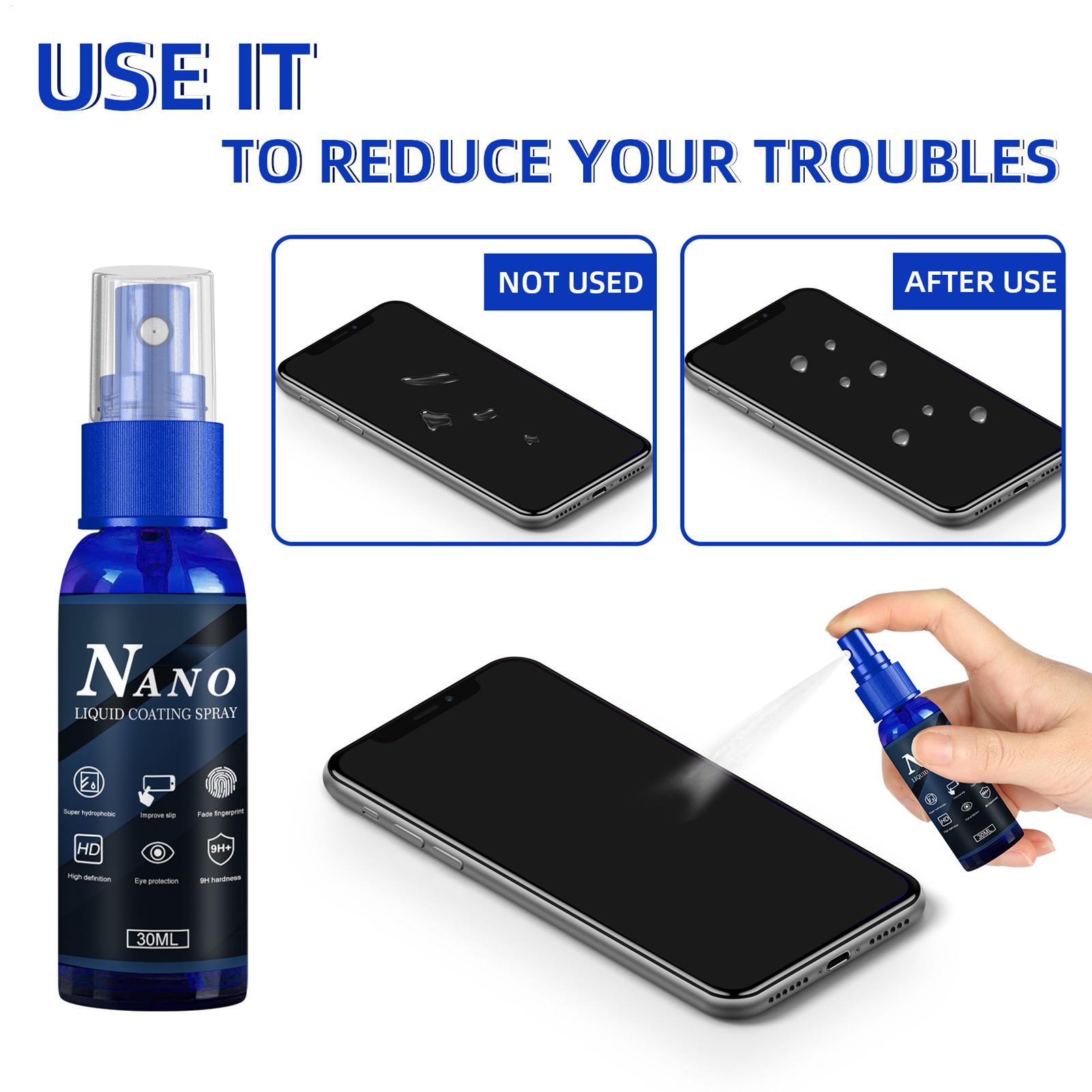 Oleophobic Coating Spray - Spray Protetor Anti-Risco de 30ml, Líquido