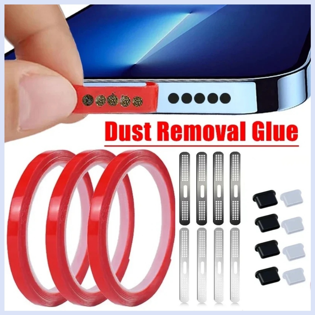 Dust Removal Sticker - Cola universal para remoção de poeira