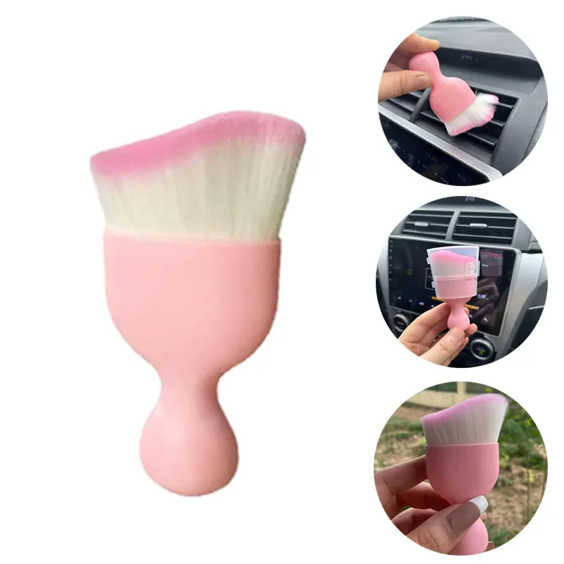 Dust Removal Sticker - 1/3/5 pçs rosa escova de remoção