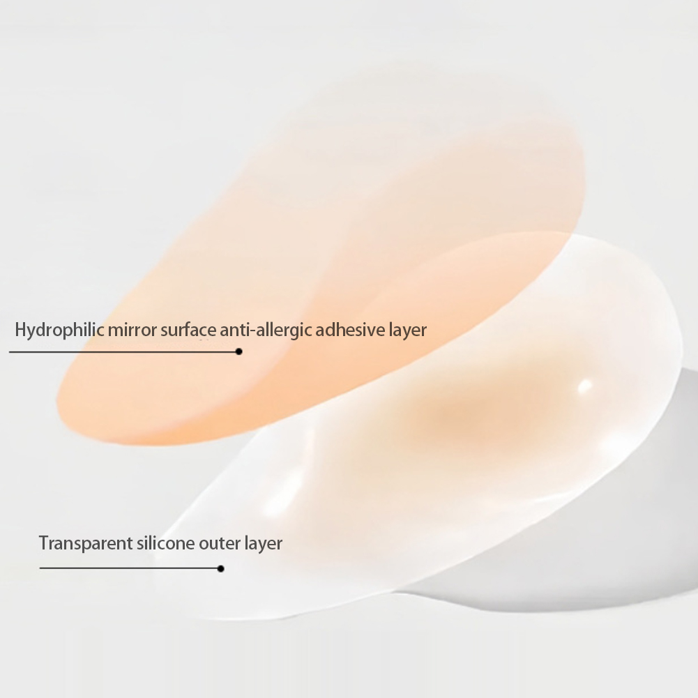 Full Cover Adhesive - Protetores de mamilo de silicone ultrafinos,