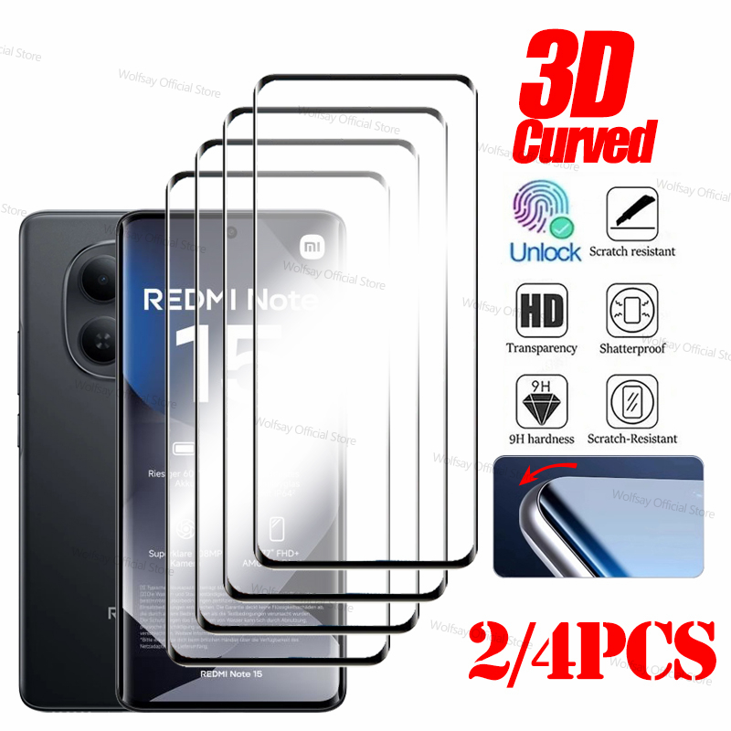 Curved Edge Screen - 2/peças vidro de borda curvada 3d