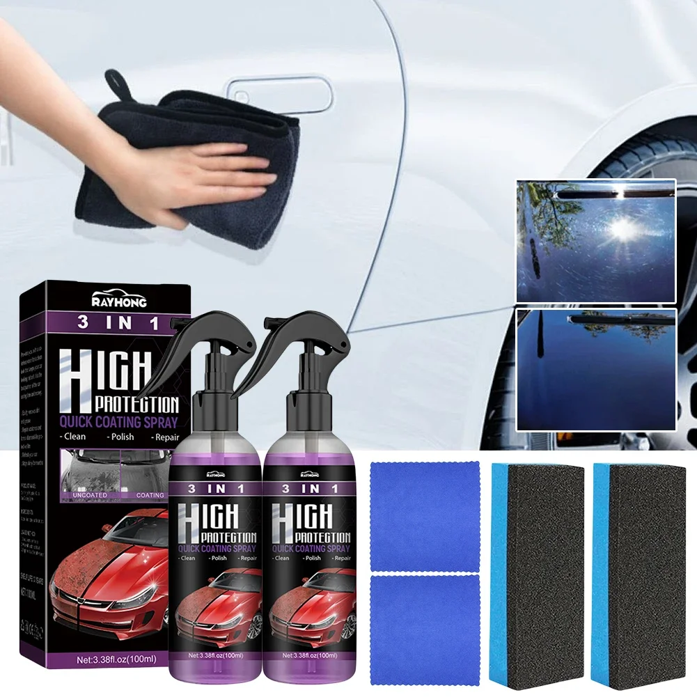 Nano Liquid Coating - 3 em 1 carro cerâmica nano