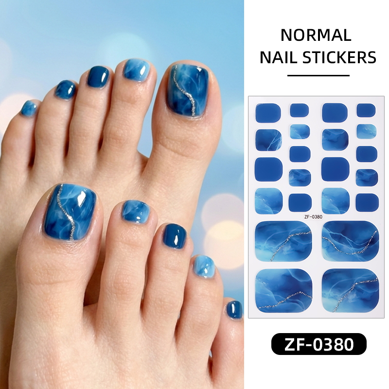 22 Adesivos de Unha de Pé com  - Full Cover Adhesive avaliação e preço