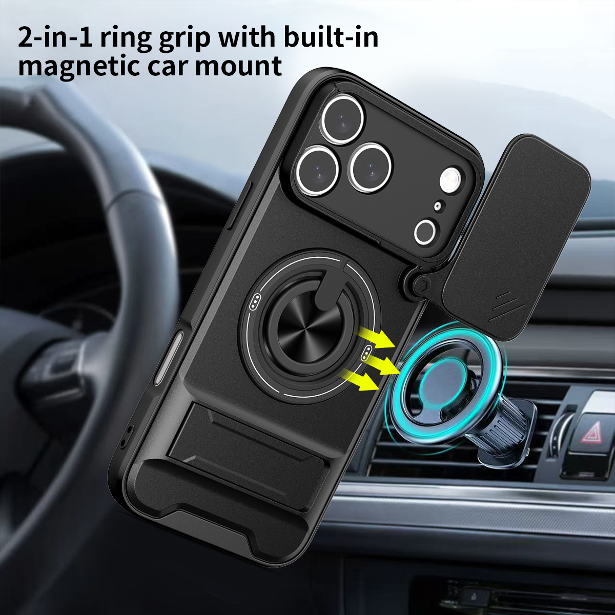 Capa de telefone magnética par - Camera Lens Protector avaliação e preço