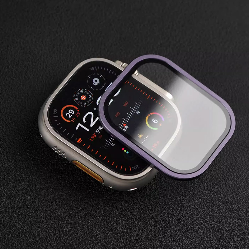 Vidro temperado para apple wat - Smartwatch Screen Film avaliação e preço