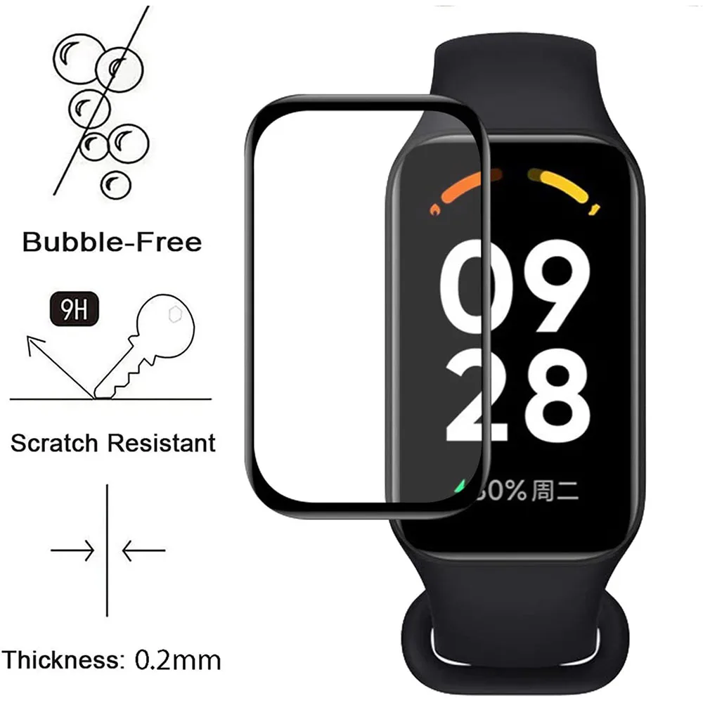 Película composta 3d para redm - Smartwatch Screen Film avaliação e preço