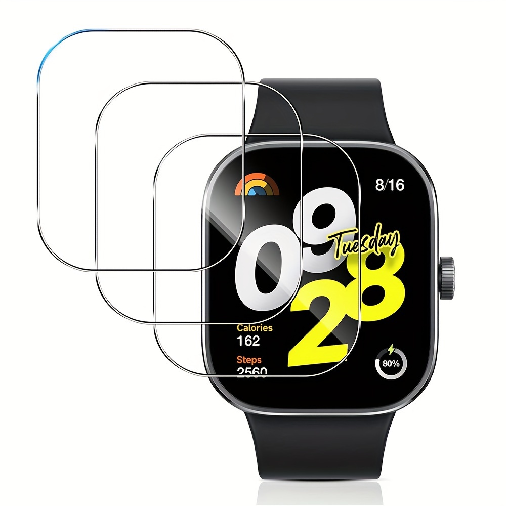3-5 pçs vidro temperado premiu - Smartwatch Screen Film avaliação e preço