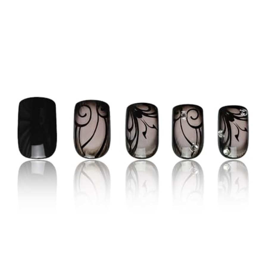 Unhas Postiças Curtas Quadrada - Full Cover Adhesive avaliação e preço