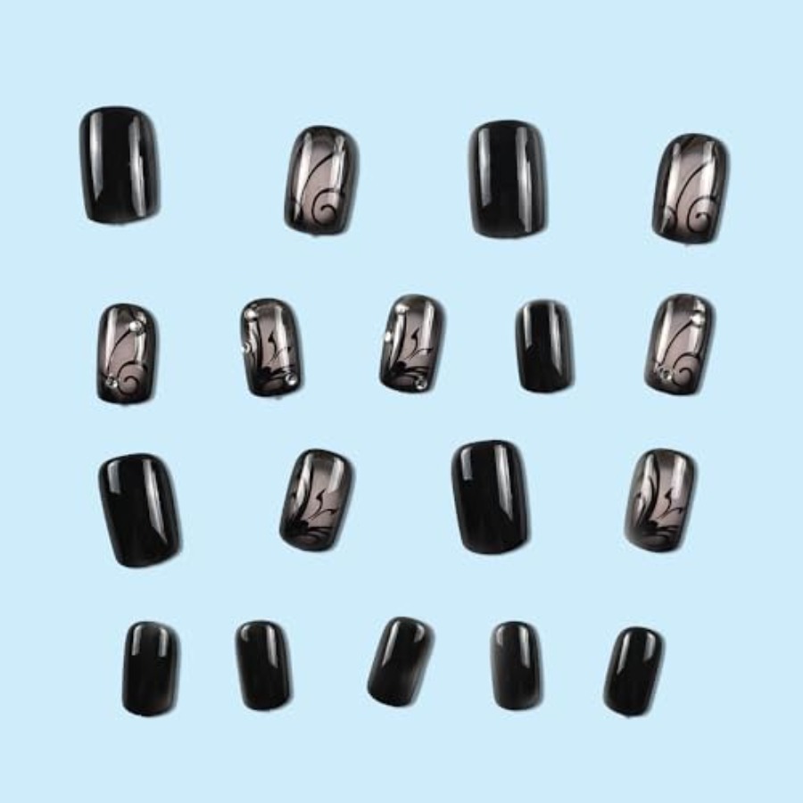 Unhas Postiças Curtas Quadrada - Full Cover Adhesive avaliação e preço