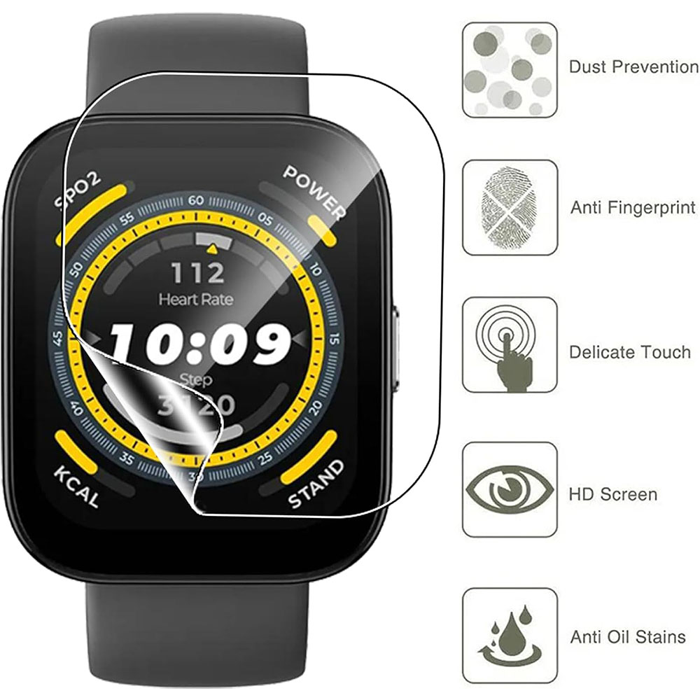 3 pçs claro hd filme protetor  - Smartwatch Screen Film avaliação e preço