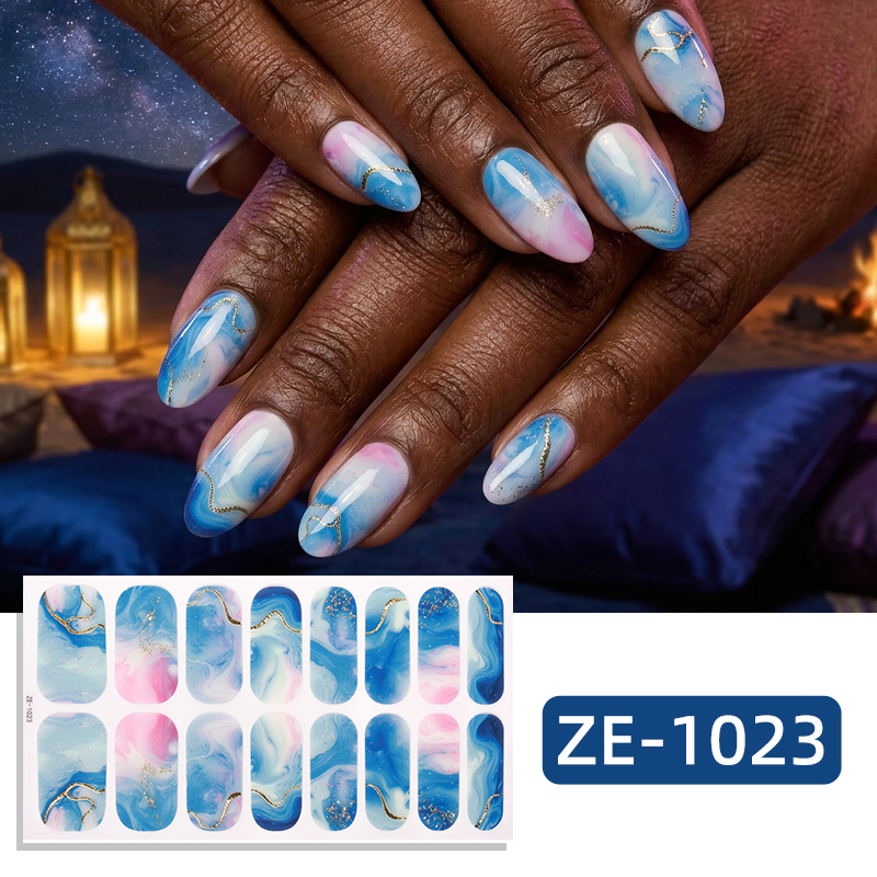 Adesivos de Unha com Glitter e - Full Cover Adhesive avaliação e preço
