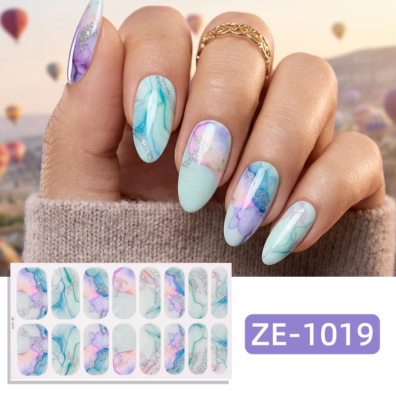 Adesivos de Unha com Glitter e - Full Cover Adhesive avaliação e preço
