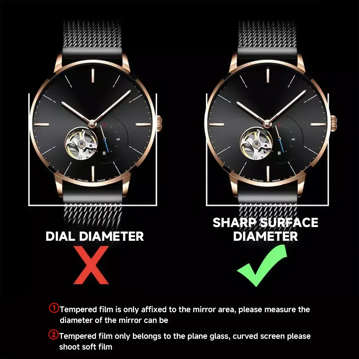 Protetor de Tela Universal de  - Smartwatch Screen Film avaliação e preço