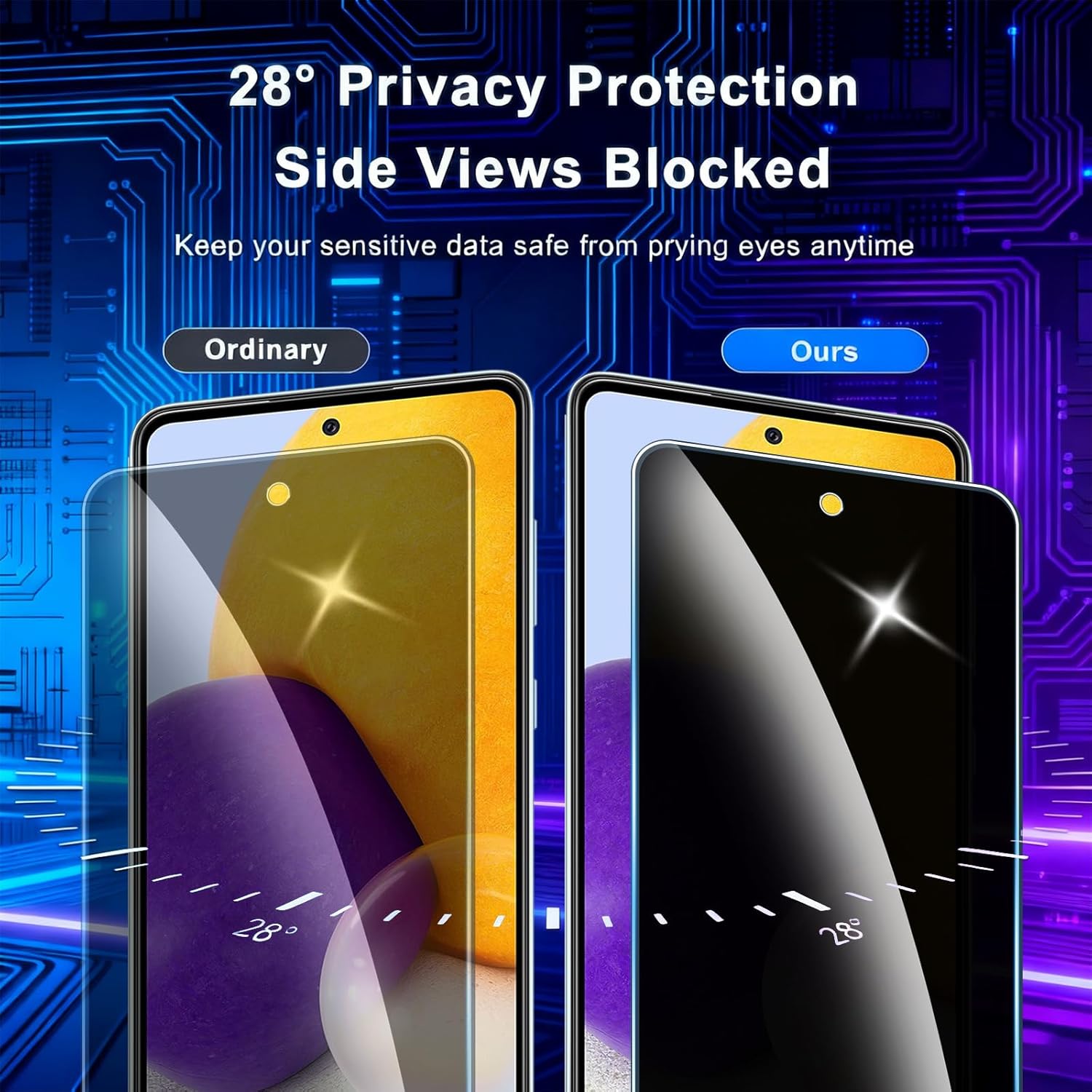 1/2/3/4 unidades para Samsung  - Privacy Screen Protector avaliação e preço